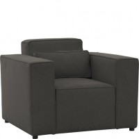 Atpūtas krēsls CASTEL, Melns